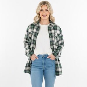 RedHead button down shirt shacket size medium cotton fabric